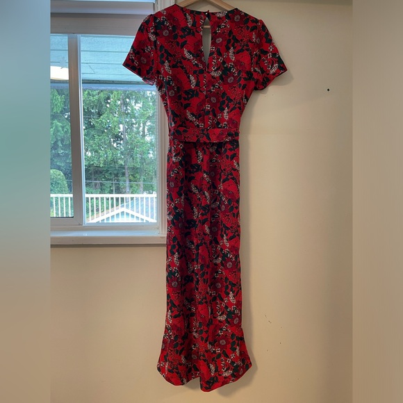 Wide leg cropped floral jumpsuit - Picture 2 of 10